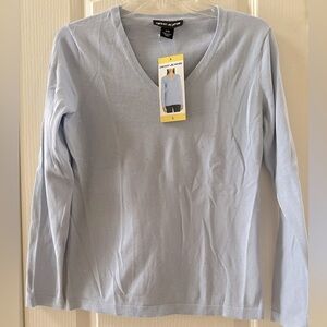 DKNY Blue Sequin Sweater S